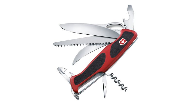 Navaja Ranger Grip 57 Hunter color Rojo/Negro Victorinox