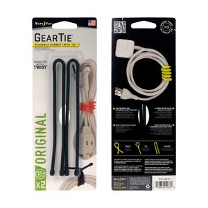 Amarra de Goma Gear Tie® 12 in. - 2 Pack. Nite Ize
