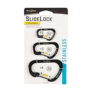 Mosquetón SlideLock® Carabiner Stainless Steel 3 Pack Nite Ize