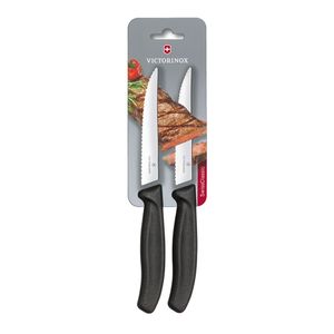 Cuchillo Cocina Swiss Classic color Negro. Hoja 12 cm. Victorinox