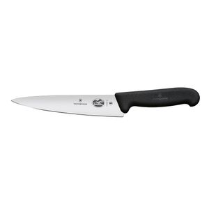 Cuchillo para trinchar Fibrox color Negro. Hoja 19 cm. Victorinox