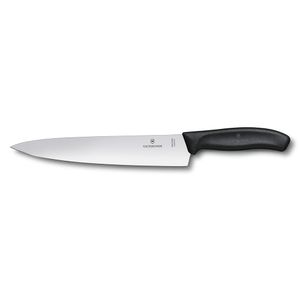 Cuchillo para trinchar SwissClassic color Negro. Hoja 22 cm. Victorinox