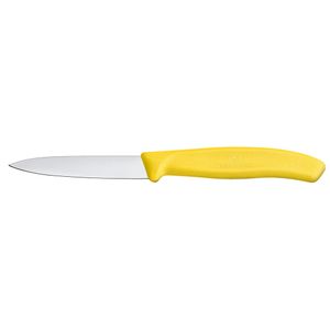 Cuchillo mondador Swiss Classic color Amarillo. Hoja 8 cm. Victorinox