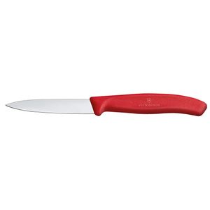 Cuchillo mondador Swiss Classic color Rojo. Hoja 8 cm. Victorinox
