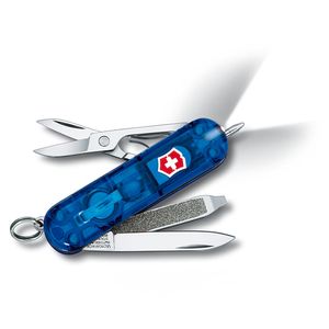 Navaja Signature Lite color azul traslúcido Victorinox