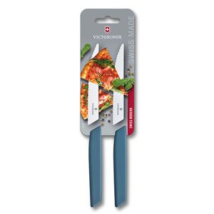 Set de cuchillos para carne Swiss Modern azul, 2 piezas
