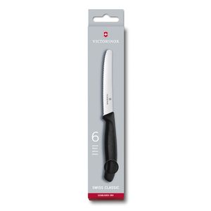 Set Cuchillos Swiss Classic 6 piezas. Hoja 11 cm. Victorinox