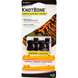 Cordones elásticos naranjos para Zapatillas Nite Ize