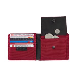 Billetera Bi-Fold Rojo con monedero