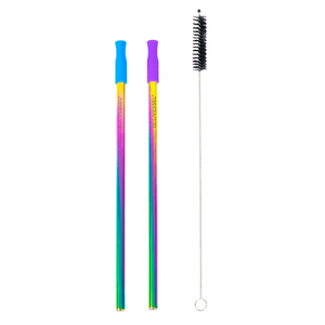 Bombillas Straw set 3u accessories rainbow