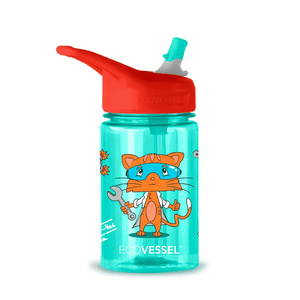 Botella de agua para niños 355 ml The Splash Gato Genio.
