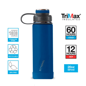 Botella inox Boulder 591 ml Azul.