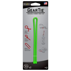 Pack 2 Amarras de Goma 30 cm verde Nite ize