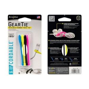 Pack 4 amarras de goma 7 cm Gear Tie Nite ize