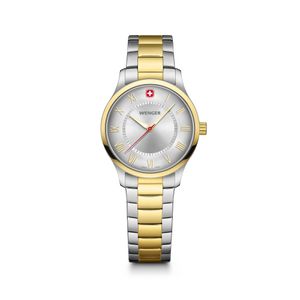 Reloj City Classic Correa acero dial plateado Wenger