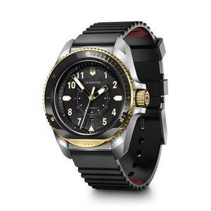 Reloj Journey 1884 correa caucho dial negro Victorinox