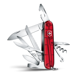 Navaja Huntsman color rojo translúcido Victorinox