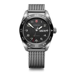 Reloj Swiss Army Negro Correa de Acero Victorinox