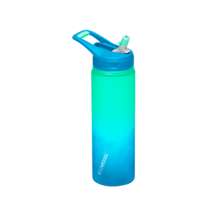 Botella deportiva bombilla 709 ml The Wave Celeste-